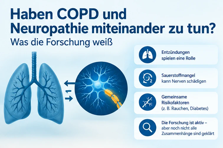 Beitragsbild zur Frage, ob COPD und Neuropathie miteinander zu tun haben