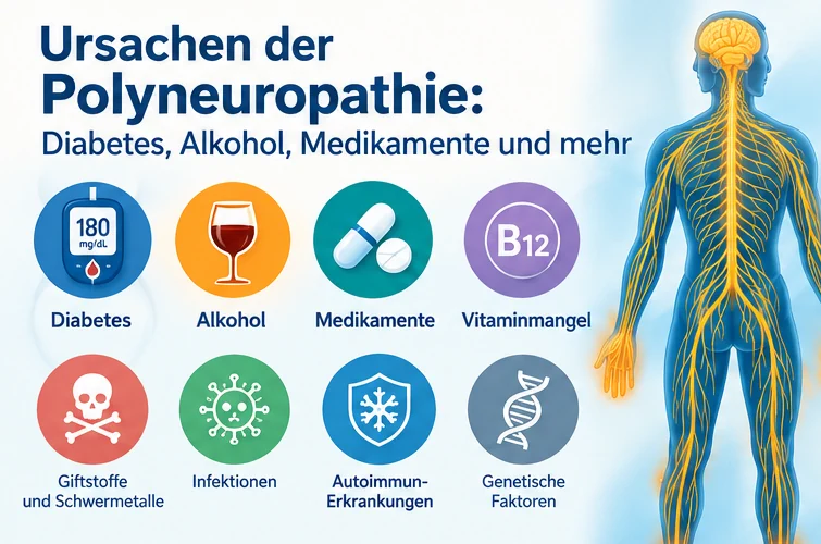 Beitragsbild zu den Ursachen der Polyneuropathie